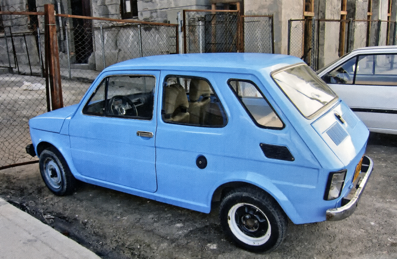 Illustration for article titled Cuban modified extended-wheelbase FIAT 126 anyone?